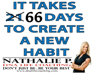 It takes 21 66 days to create a new habit