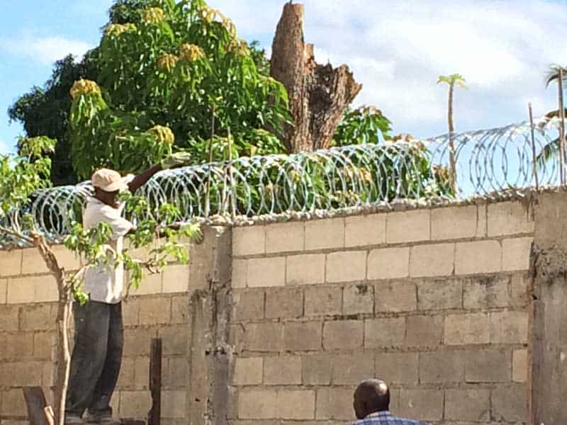 building fences haiti